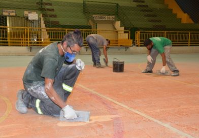 Lençóis Paulista – Obras para reforma do piso do Ginásio Tonicão tem início